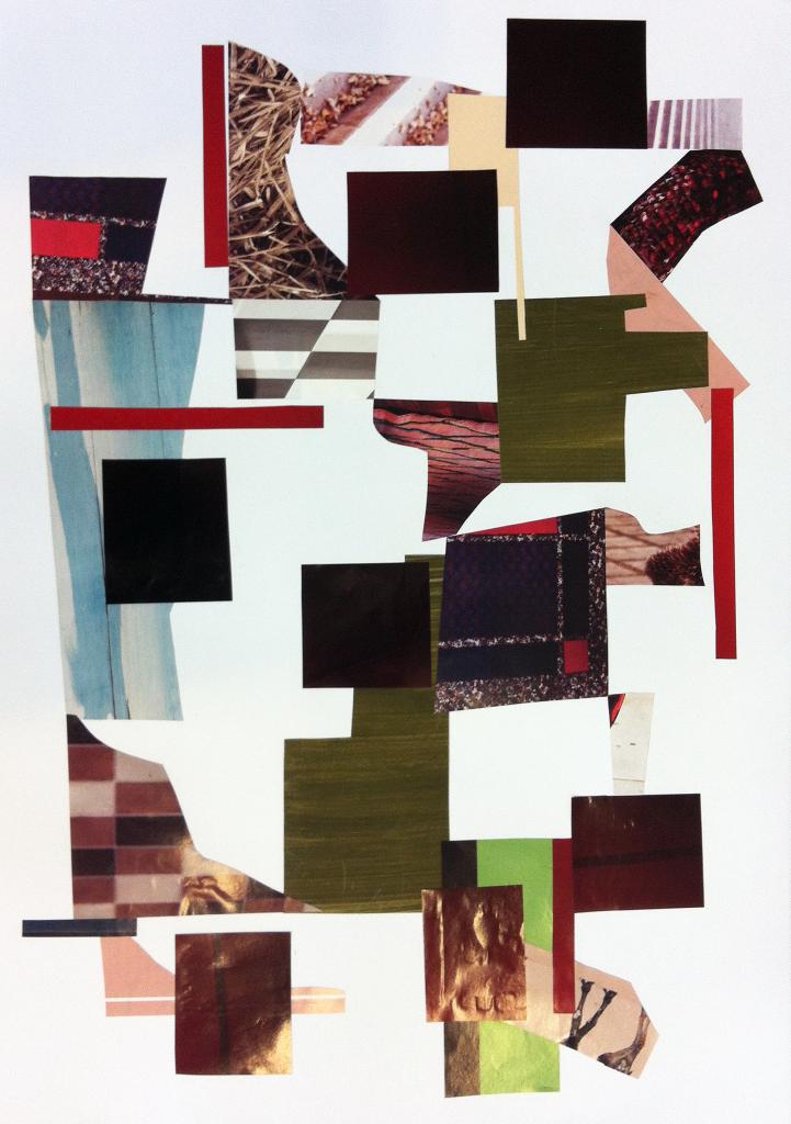 Malene Hartmann, collage, uden titel, 2013