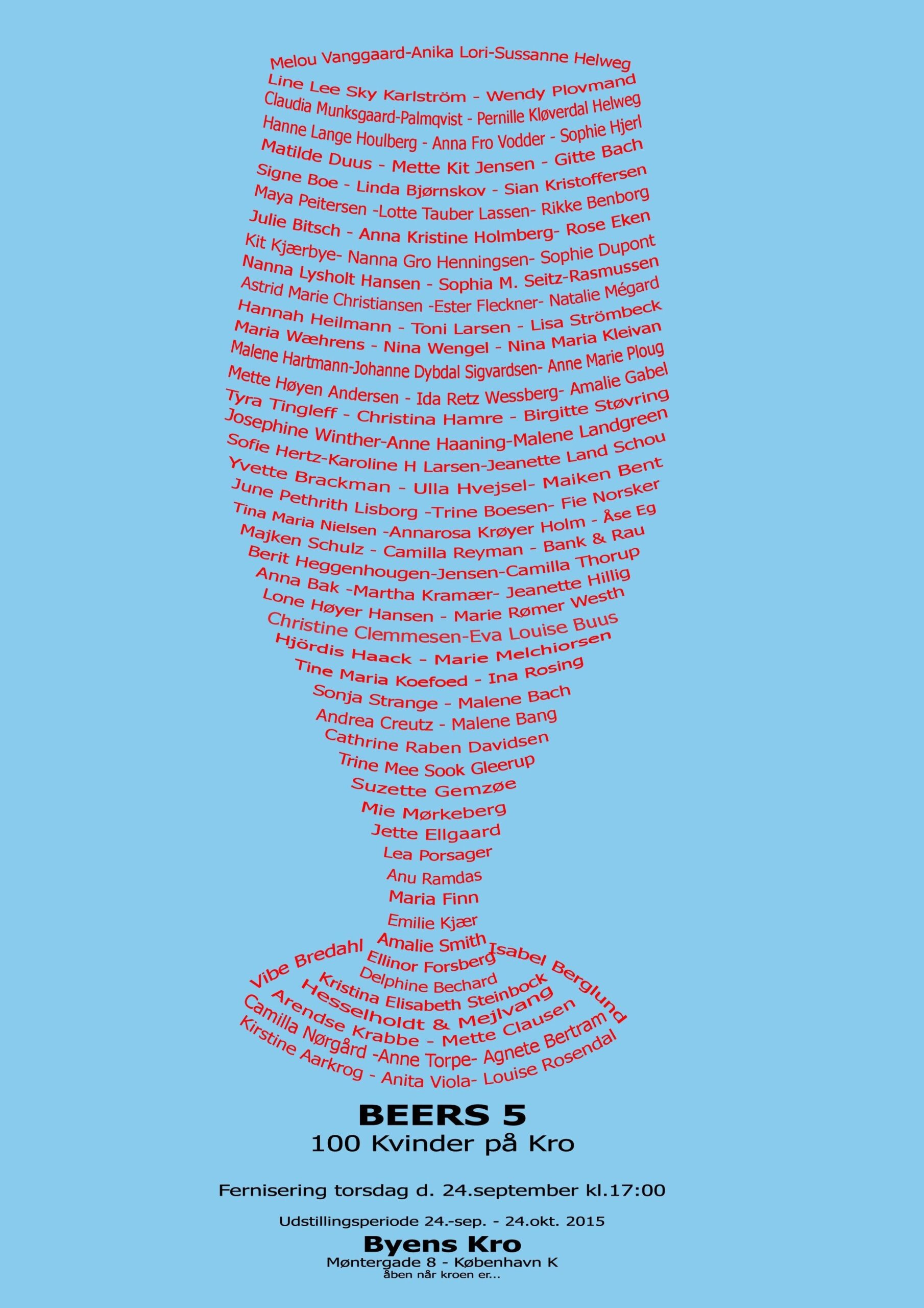 Beers 5, Huset for kunst og design, 29.januar – 24.februar 2016